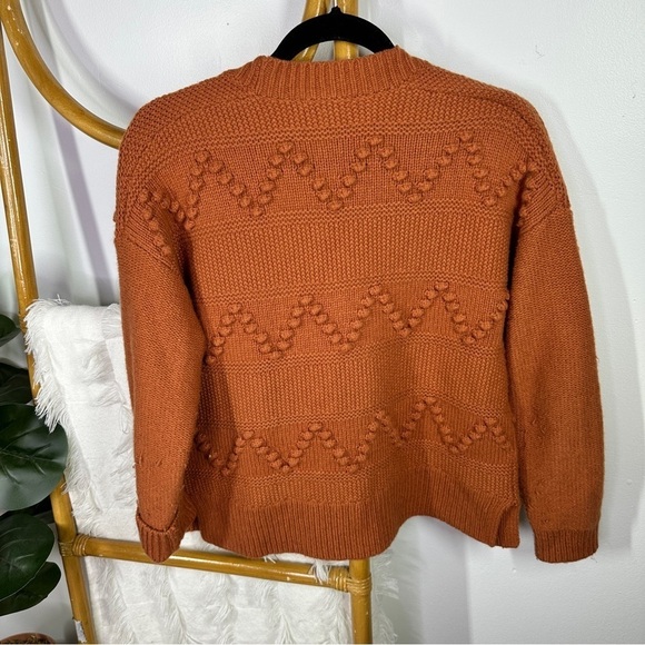 Madewell Bobble Zig Zag Cardigan Sweater sz XS - Picture 5 of 6